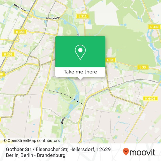 Gothaer Str / Eisenacher Str, Hellersdorf, 12629 Berlin map