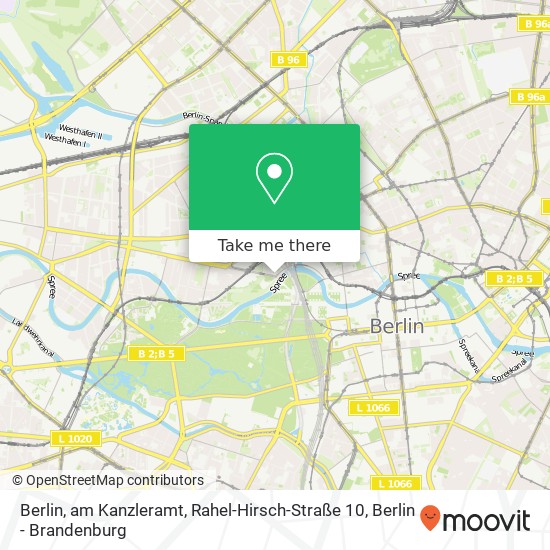 Berlin, am Kanzleramt, Rahel-Hirsch-Straße 10 map