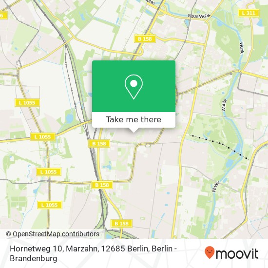 Hornetweg 10, Marzahn, 12685 Berlin map