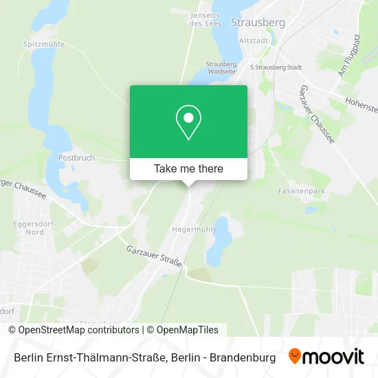 Карта Berlin Ernst-Thälmann-Straße