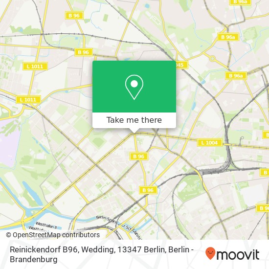 Reinickendorf B96, Wedding, 13347 Berlin map