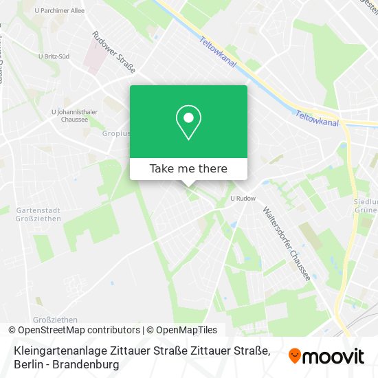 Карта Kleingartenanlage Zittauer Straße Zittauer Straße