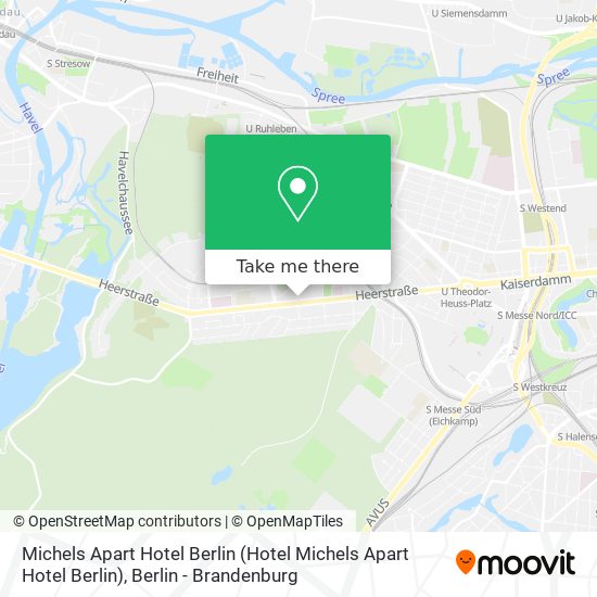 Michels Apart Hotel Berlin map