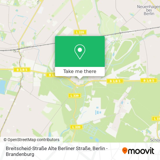 Breitscheid-Straße Alte Berliner Straße map