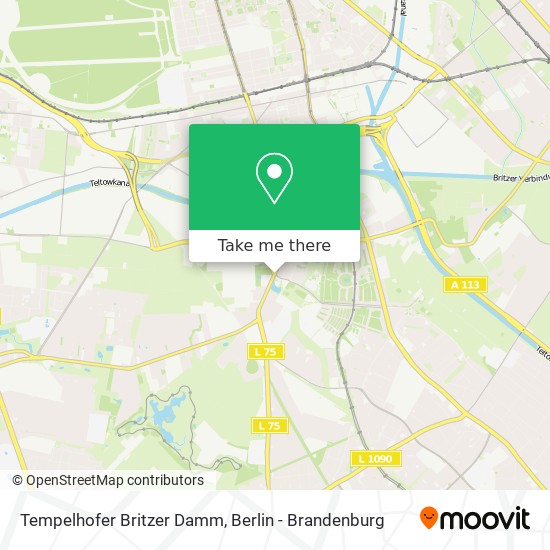 Карта Tempelhofer Britzer Damm