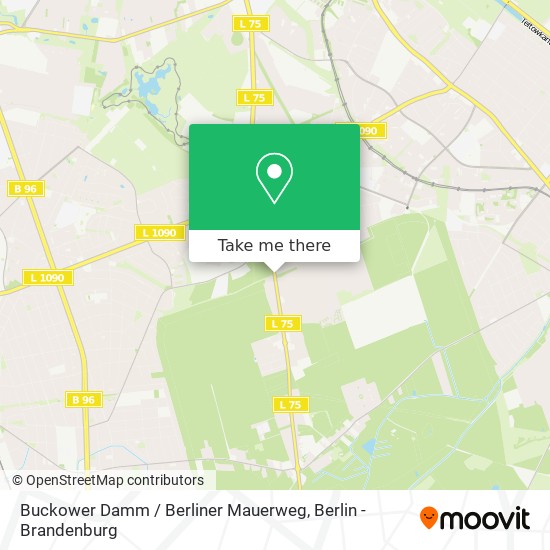 Buckower Damm / Berliner Mauerweg map