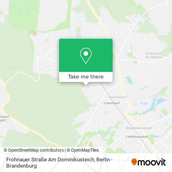 Frohnauer Straße Am Dominikusteich map