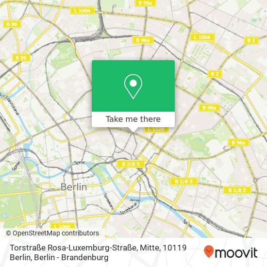 Torstraße Rosa-Luxemburg-Straße, Mitte, 10119 Berlin map