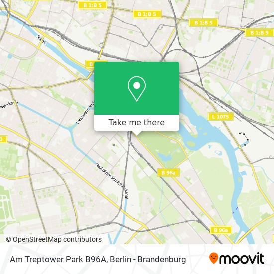 Am Treptower Park B96A map