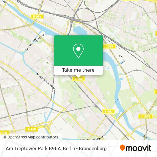 Am Treptower Park B96A map