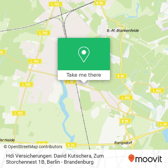 Hdi Versicherungen: David Kutschera, Zum Storchennest 1B map