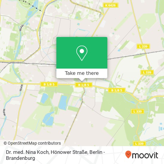 Dr. med. Nina Koch, Hönower Straße map