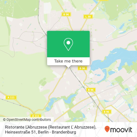 Ristorante L'Abruzzese (Restaurant L' Abruzzese), Heinsestraße 51 map