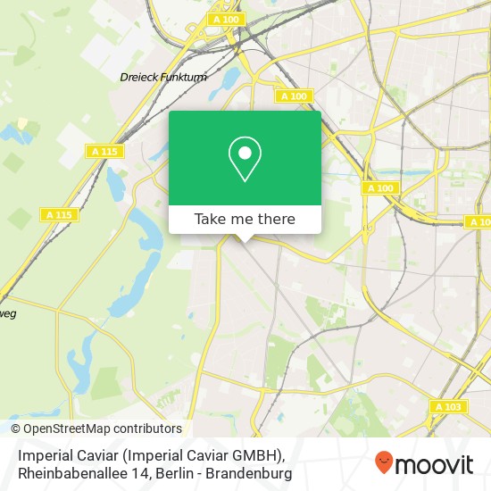 Imperial Caviar (Imperial Caviar GMBH), Rheinbabenallee 14 map