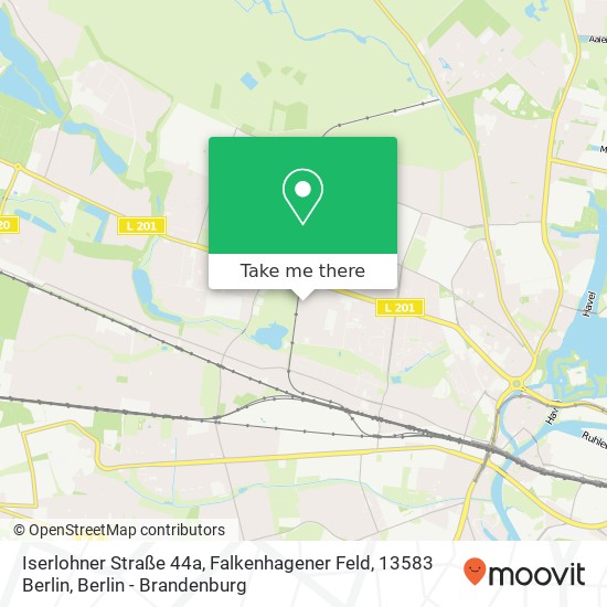 Iserlohner Straße 44a, Falkenhagener Feld, 13583 Berlin map