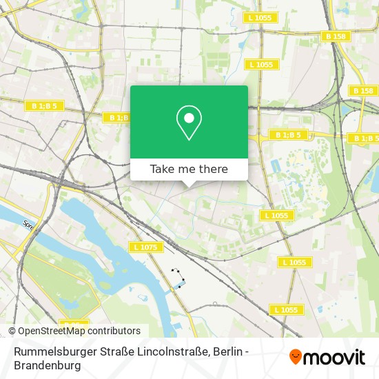 Rummelsburger Straße Lincolnstraße map