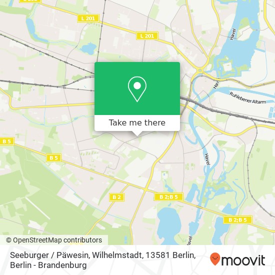 Seeburger / Päwesin, Wilhelmstadt, 13581 Berlin map