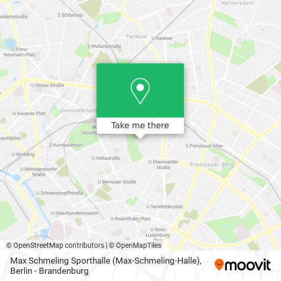 Карта Max Schmeling Sporthalle (Max-Schmeling-Halle)