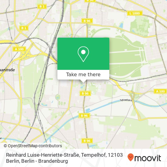 Reinhard Luise-Henriette-Straße, Tempelhof, 12103 Berlin map