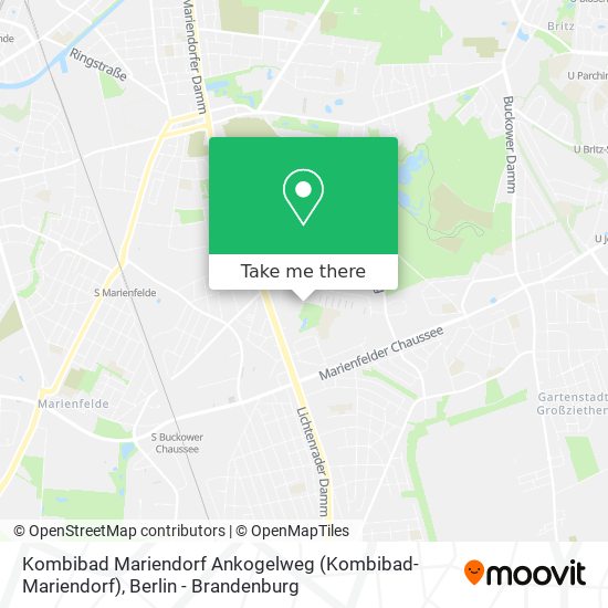 Карта Kombibad Mariendorf Ankogelweg (Kombibad-Mariendorf)