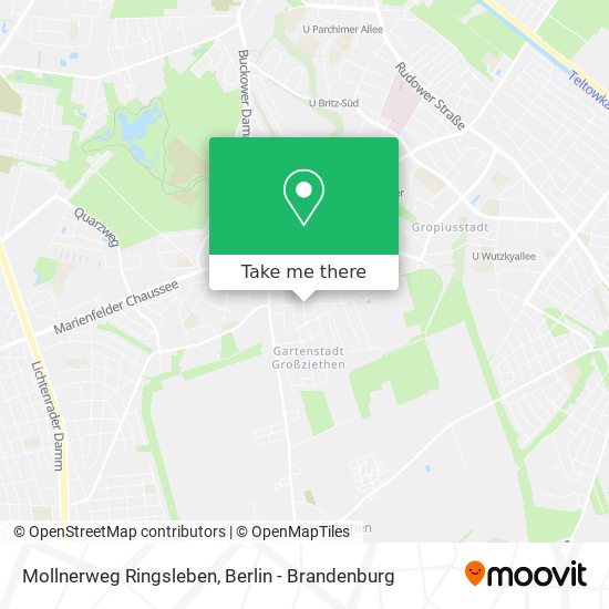 Карта Mollnerweg Ringsleben