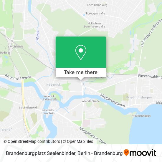 Brandenburgplatz Seelenbinder map