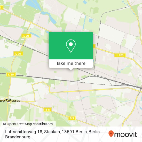 Luftschifferweg 18, Staaken, 13591 Berlin map