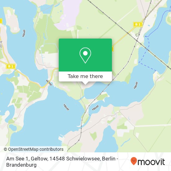 Am See 1, Geltow, 14548 Schwielowsee map