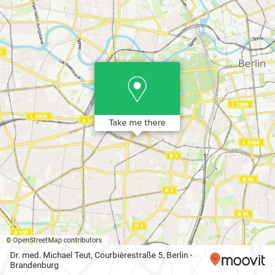 Dr. med. Michael Teut, Courbièrestraße 5 map