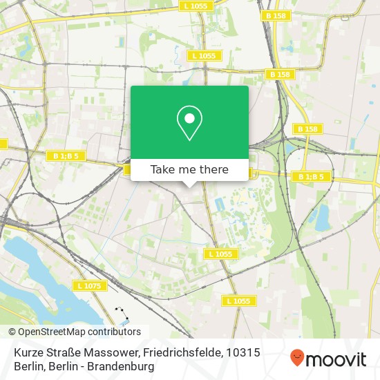 Kurze Straße Massower, Friedrichsfelde, 10315 Berlin map