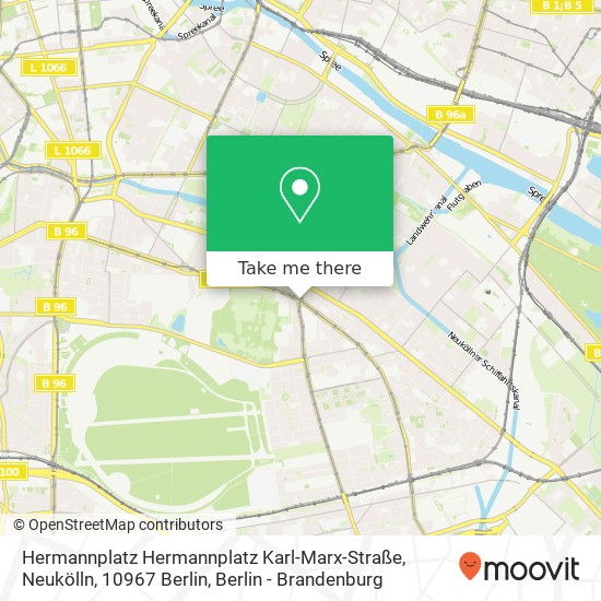 Hermannplatz Hermannplatz Karl-Marx-Straße, Neukölln, 10967 Berlin map