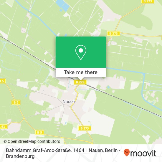 Bahndamm Graf-Arco-Straße, 14641 Nauen map