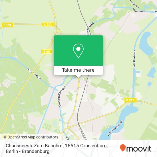Chausseestr Zum Bahnhof, 16515 Oranienburg map