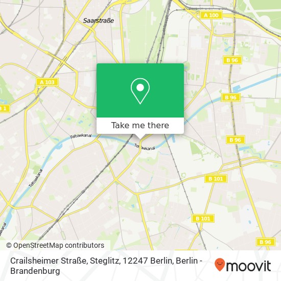 Crailsheimer Straße, Steglitz, 12247 Berlin map