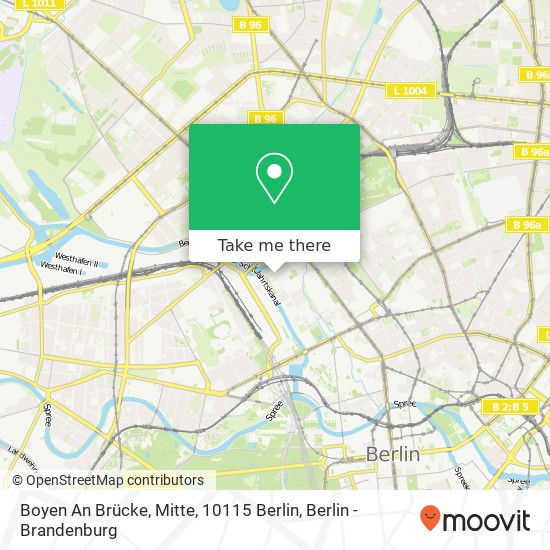 Boyen An Brücke, Mitte, 10115 Berlin map