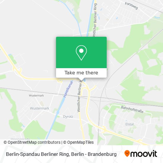 Карта Berlin-Spandau Berliner Ring