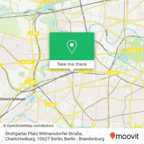Stuttgarter Platz Wilmersdorfer Straße, Charlottenburg, 10627 Berlin map