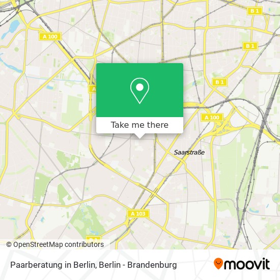 Paarberatung in Berlin map