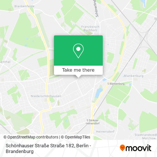 Schönhauser Straße Straße 182 map