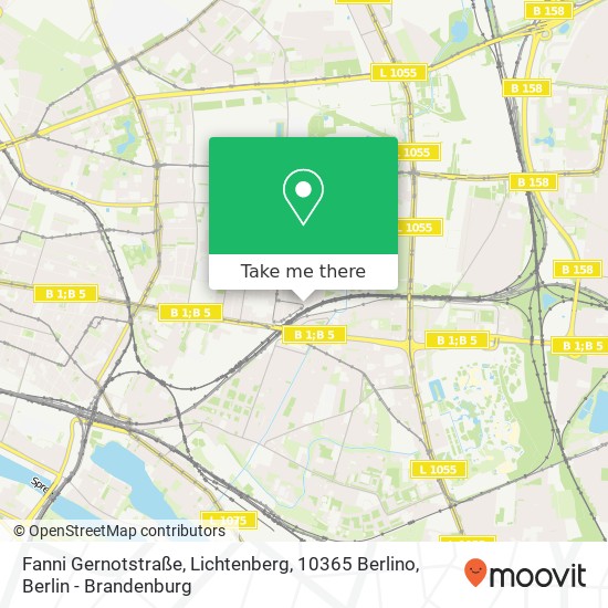 Fanni Gernotstraße, Lichtenberg, 10365 Berlino map