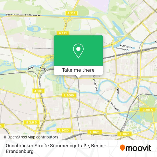 Osnabrücker Straße Sömmeringstraße map