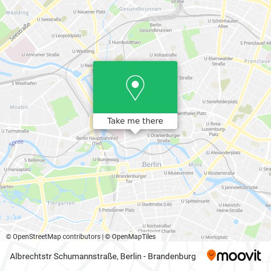 Карта Albrechtstr Schumannstraße