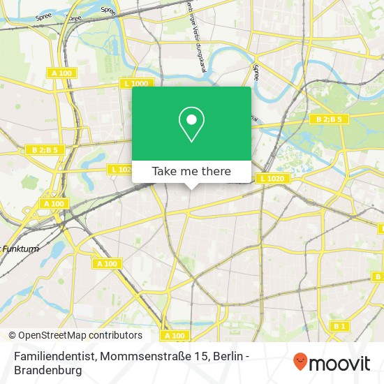 Карта Familiendentist, Mommsenstraße 15