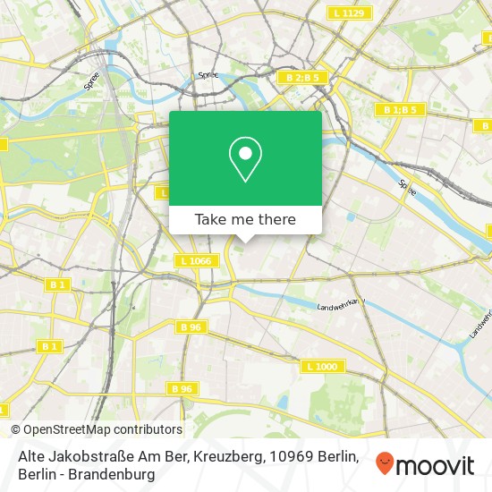 Alte Jakobstraße Am Ber, Kreuzberg, 10969 Berlin map