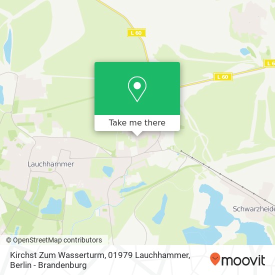 Kirchst Zum Wasserturm, 01979 Lauchhammer map