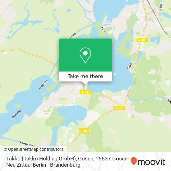 Takko (Takko Holding GmbH), Gosen, 15537 Gosen-Neu Zittau map