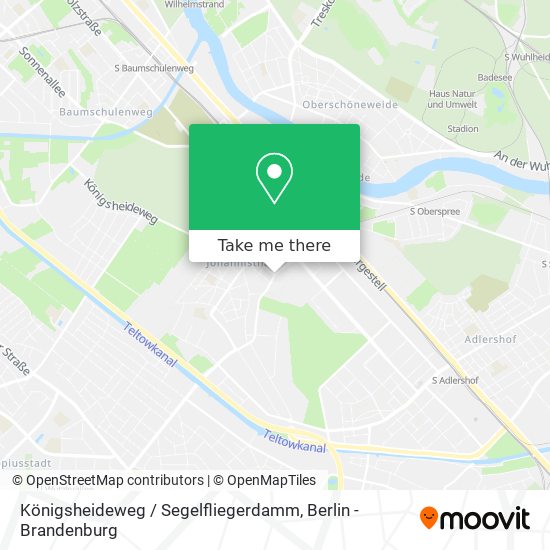 Königsheideweg / Segelfliegerdamm map