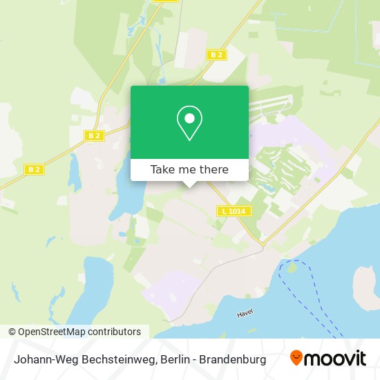 Johann-Weg Bechsteinweg map