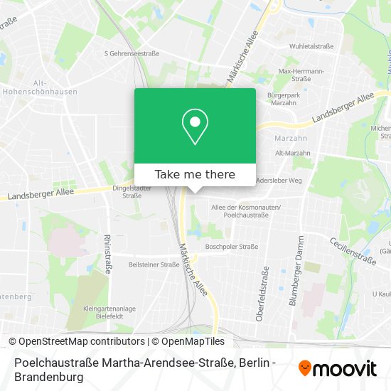 Карта Poelchaustraße Martha-Arendsee-Straße