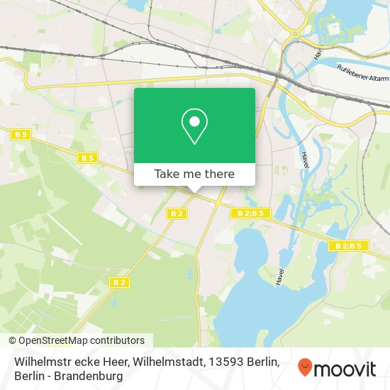 Wilhelmstr ecke Heer, Wilhelmstadt, 13593 Berlin map